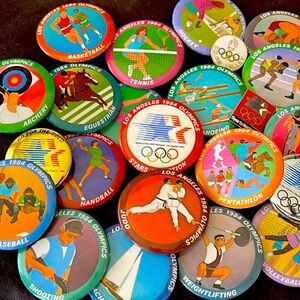 Olympic pin bundle 1984